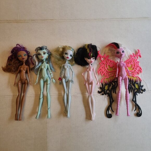 Lot of 5 Monster High Dolls - Picture 1 of 7